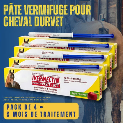 Pâte vermifuge pour cheval Durvet